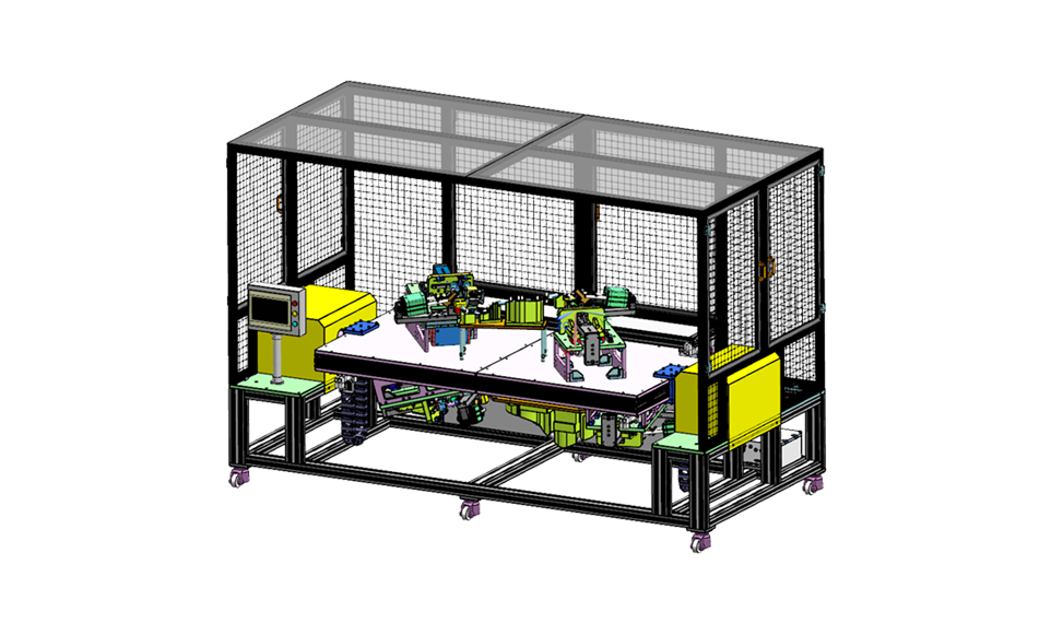 Flip assembly sealing detection integrated equipment