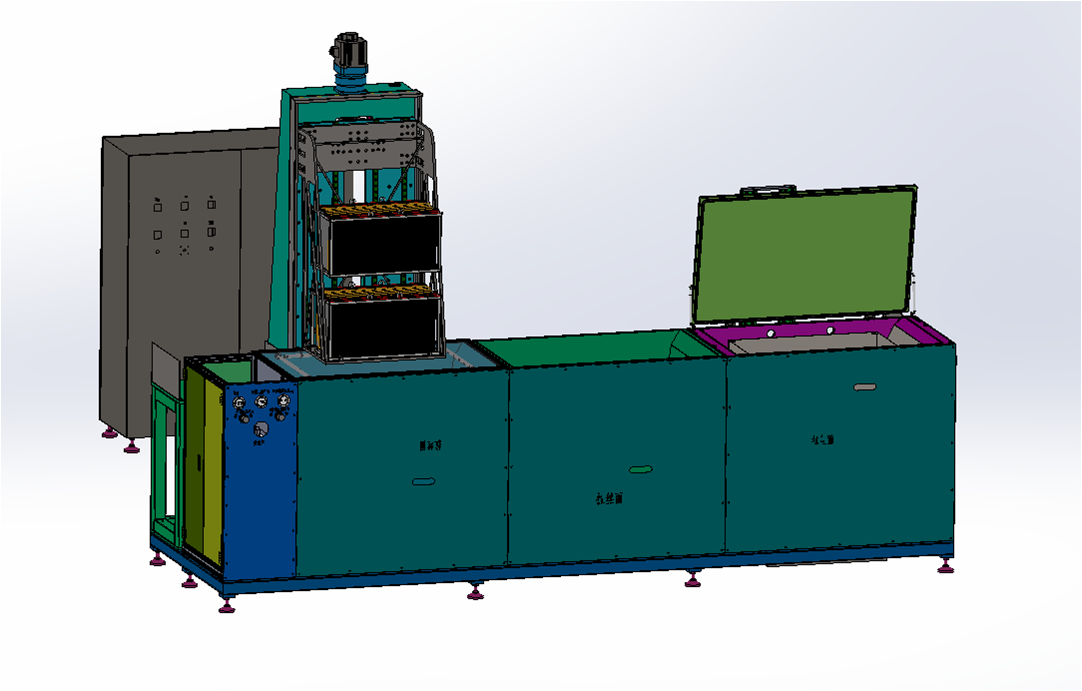 Hydrogen battery graphite plate cleaning equipment